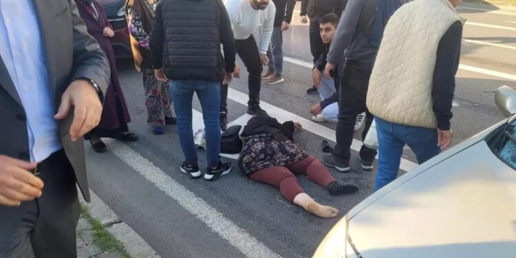 69 yaşlı piyadanı avtomobil vurdu