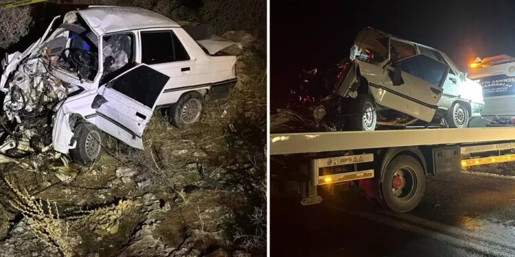 Avtomobil aşdı: Sürücü və xanımı öldü