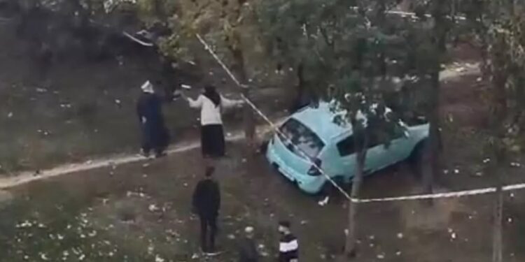 Avtomobil dəmir baryeri keçərək ağaclara çırpıldı: Sürücü yaralandı