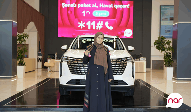 Zaqatala sakini “Nar”dan avtomobil qazandı