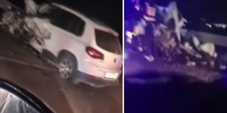 İki avtomobil toqquşdu:4 ölü, 3 yaralı