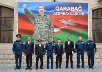 Türkmənistanın atçılıq qurumlarının rəhbərlərindən ibarət nümayəndə heyəti ölkəmizə səfərə gəlib