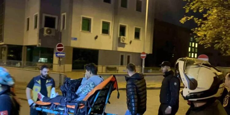 Minik avtomobili və motosiklet toqquşdu: Motosikletin sürücüsü yaralandı