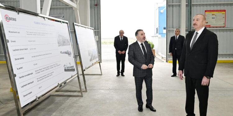 Prezident “AZWOOL” mineral daş yunu zavodunun açılışında iştirak edib - FOTOLAR