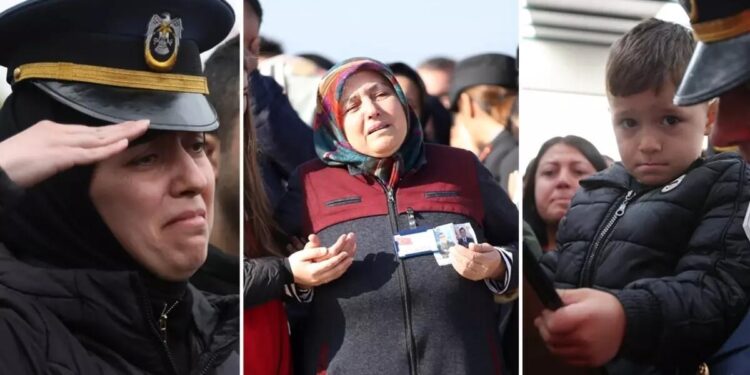 Türkiyə şəhidlərini son mənzilə yola saldı