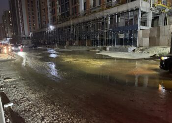 Bakıda su xətti partladı – böyük gölməçə yarandı – VİDEO – FOTOLAR