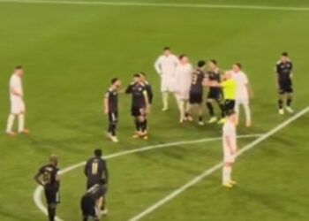 “Qarabağ”- “Napoli” oyununda gərgin anlar – VİDEO