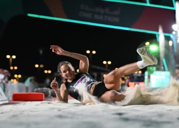 Üç təkanla tullanma növündə mübarizə aparan atletimiz uğurlu çıxışla yadda qalıb