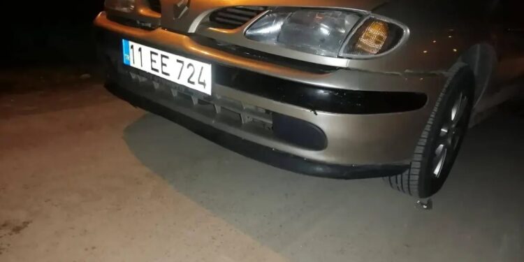 Sərxoş şəxsi avtomobil vurdu