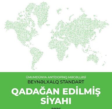 2026-cı il üçün qadağan edilmiş maddələrin siyahısı açıqlandı