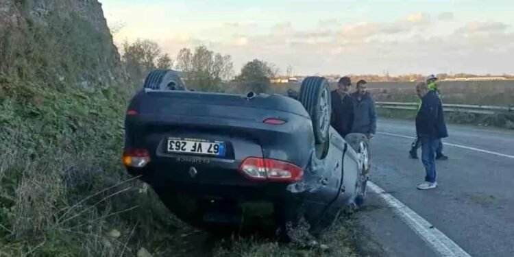 Avtomobil aşdı: 1 yaralı