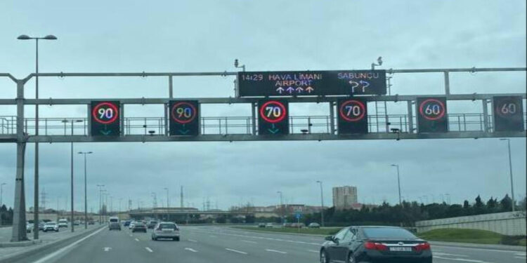 Hava Limanı yolunda sürət həddi endirildi