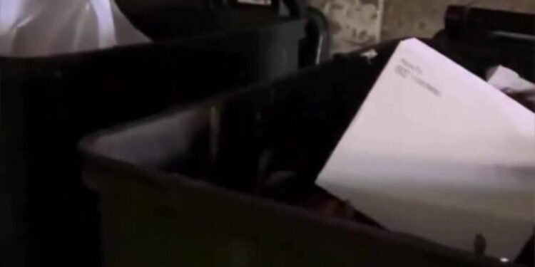 Bakıda gecə zibil atmağa gedən şəxsin qorxudan "ürəyi qopdu" - VİDEO