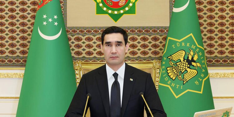 Sərdar Berdiməhəmmədov İlham Əliyevi təbrik edib