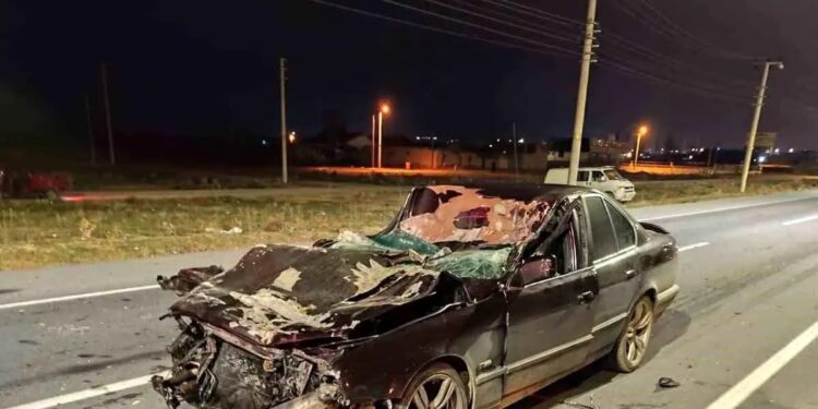 Avtomobil TIR-a arxadan çırpıldı: 1 yaralı