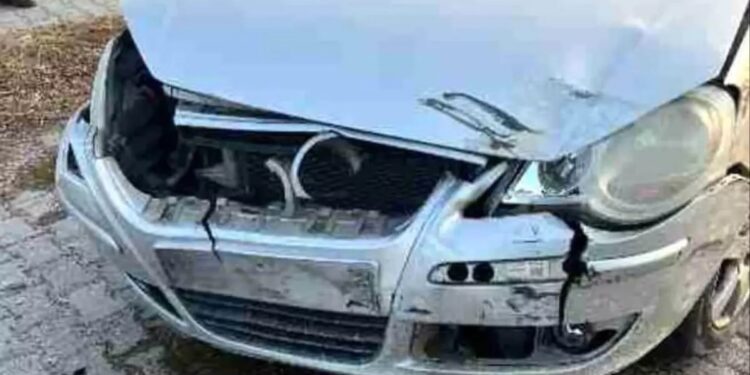 İki avtomobil toqquşdu: 1 yaralı