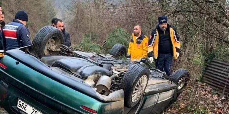 Avtomobil aşdı: 1 yaralı