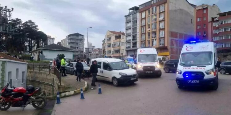 Minik avtomobili və motosiklet toqquşdu: 1 yaralı