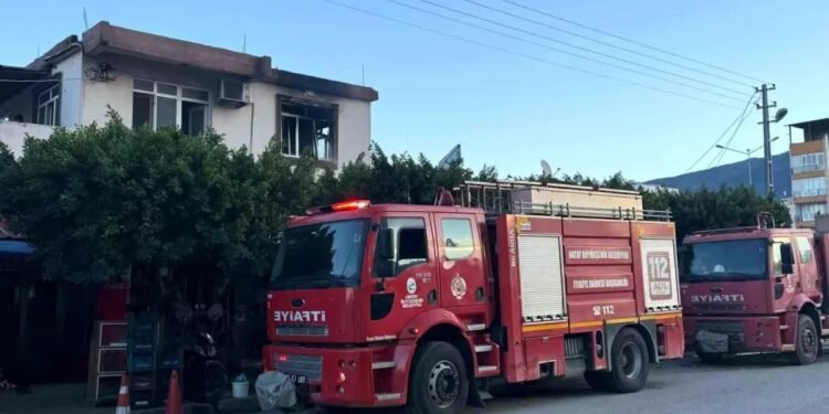 Fərdi yaşayış evi yandı