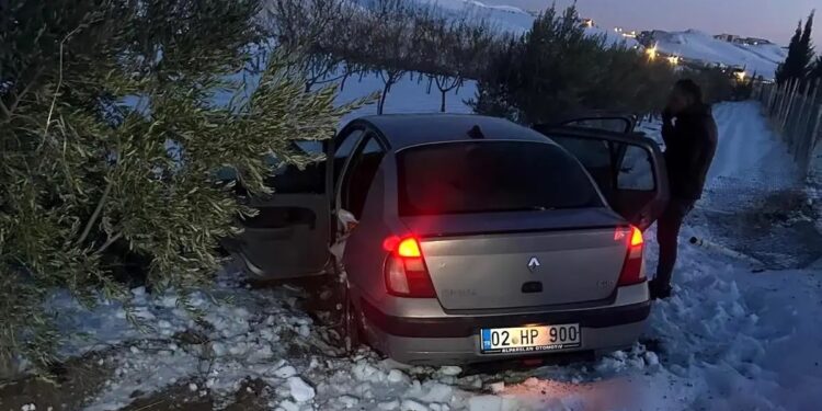 Avtomobil yol kənarına aşdı: 2 yaralı