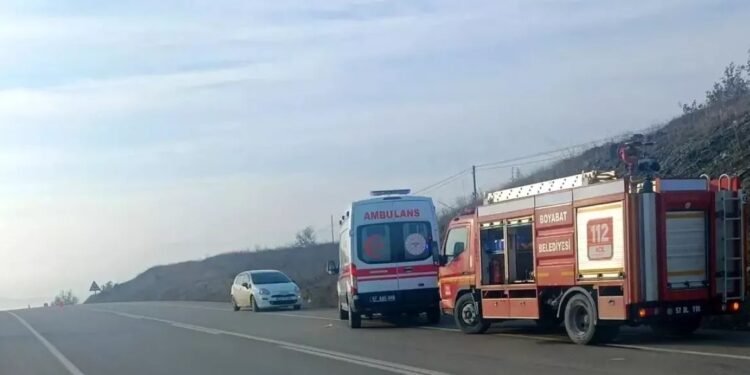 Avtomobil yol kənarına aşdı:5 yaralı