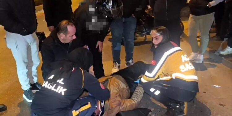 Minik avtomobili və motosiklet toqquşdu: 1 yaralı