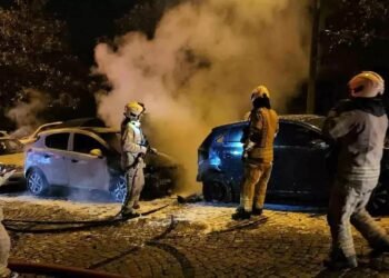 Parklanmış vəziyyətdə olan 4 avtomobil yanıb