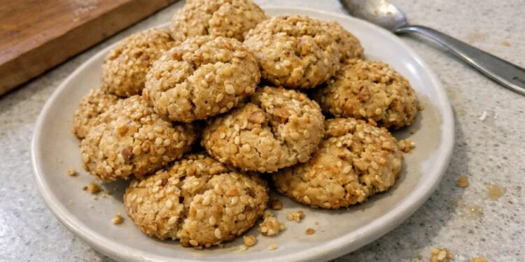 Küncütlü, qozlu peçenye resepti