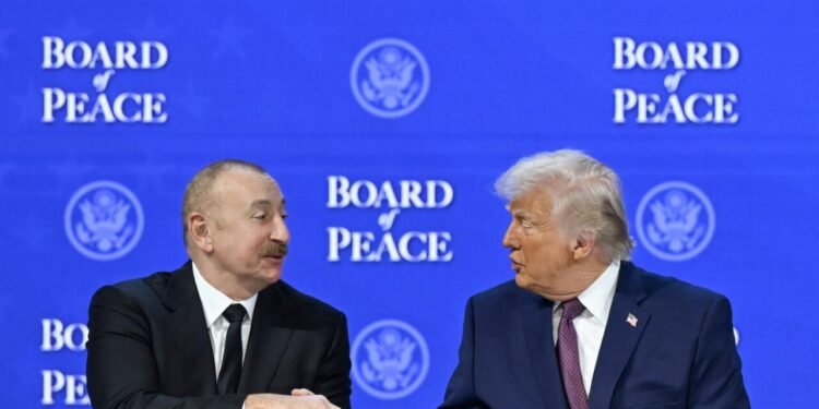 Davosda İlham Əliyevlə Donald Tramp arasında səmimi dialoq – VİDEO