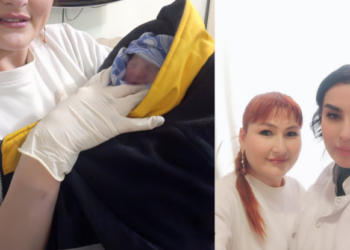 Bir əkiz təcili yardım maşınında, digəri isə xəstəxanada dünyaya gəldi