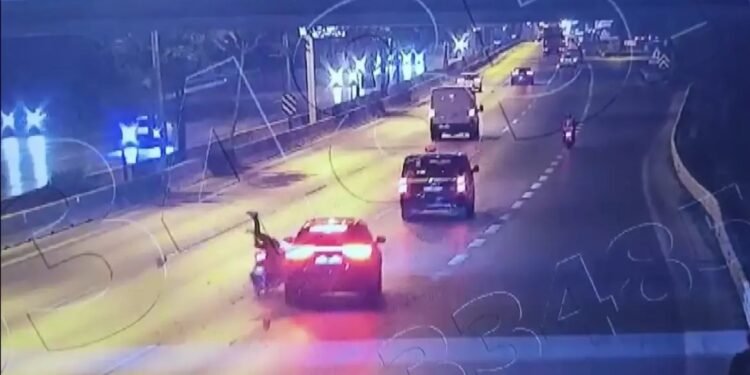 Minik avtomobili və motosiklet toqquşdu: 1 yaralı