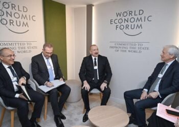 Prezident Davosda “J.P. Morgan” şirkətinin sədri və baş icraçı direktoru ilə görüşüb – VİDEO – FOTOLAR