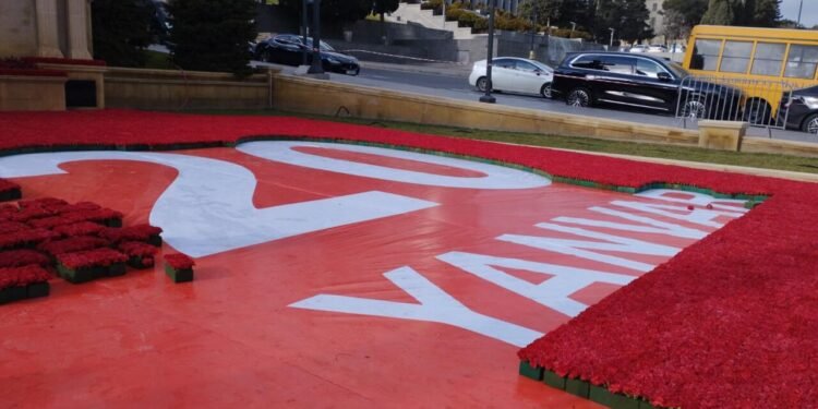 Bakıda 20 Yanvar faciəsinin ildönümü ilə bağlı hazırlıqlar başlayıb - FOTOLAR