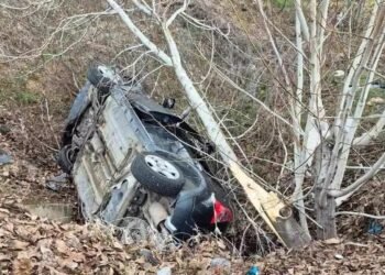 Avtomobil yol kənarına aşdı: 4 yaralı