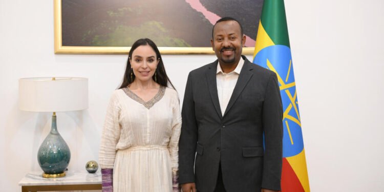 Leyla Əliyeva Efiopiyanın Baş naziri ilə görüşüb - FOTO