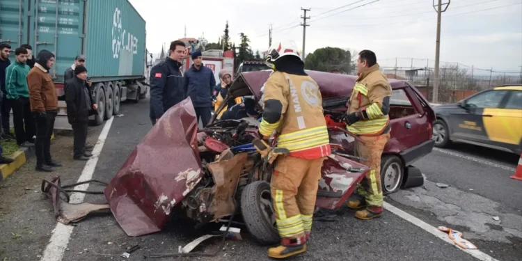 Minik avtomobili və TIR toqquşdu:1 ölü