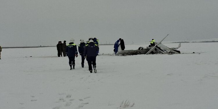 Rusiyada təyyarə qəzaya uğradı - Ölənlər var