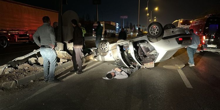 Avtomobil aşdı: 1 yaralı