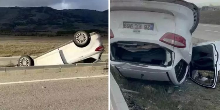 Avtomobil aşdı: 5 yaralı