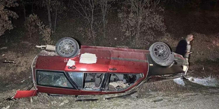 İki avtomobil toqquşdu: 5 yaralı