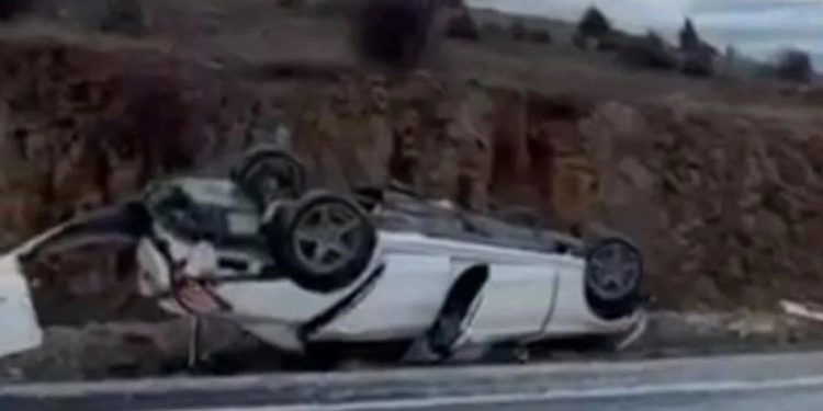 Avtomobil aşdı: 4 yaralı