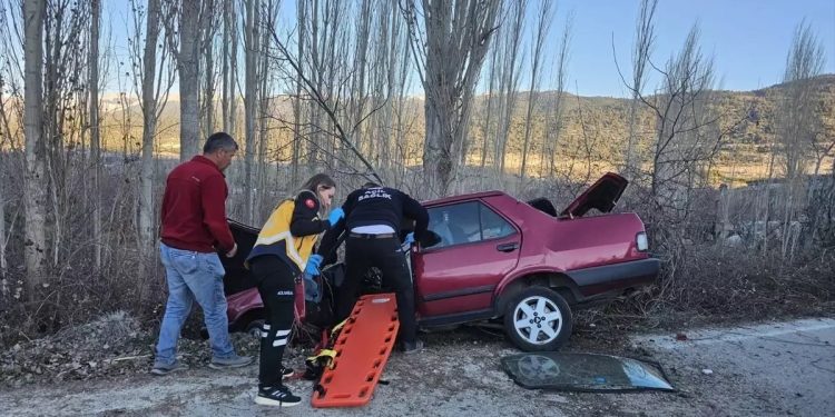 Avtomobil ağaca çırpıldı: 2 ölü