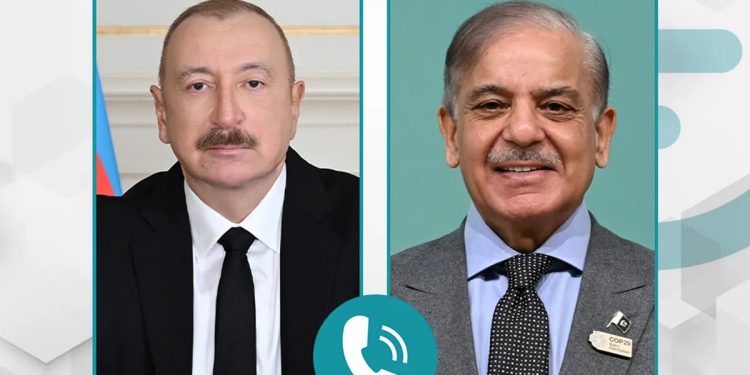 İlham Əliyevlə Şahbaz Şərif arasında telefon danışığı olub