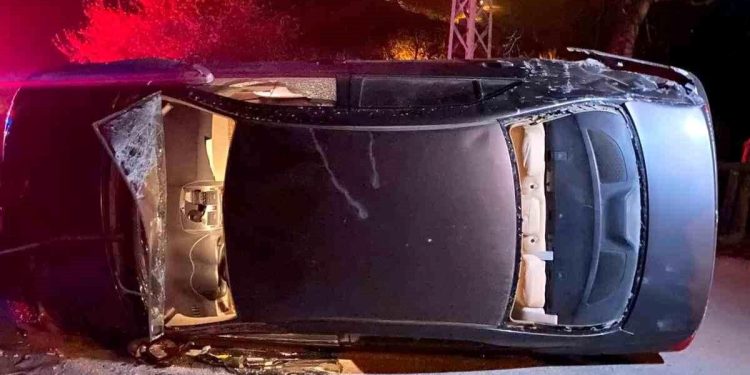 Avtomobil aşdı: 2 yaralı