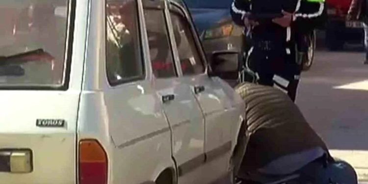 Minik avtomobili və motosiklet toqquşdu: 1 yaralı