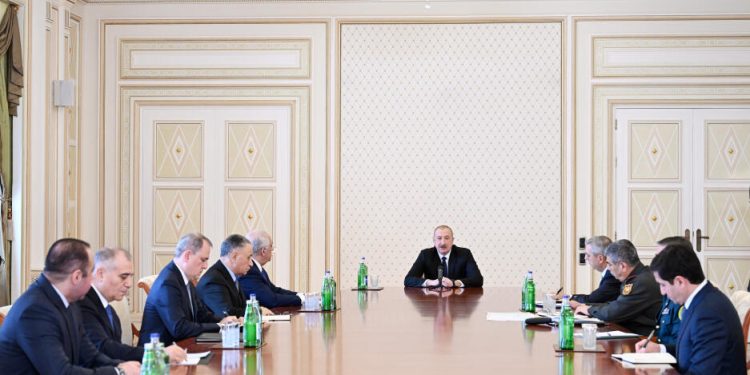 Prezident İlham Əliyevin sədrliyi ilə Təhlükəsizlik Şurasının iclası keçirilib