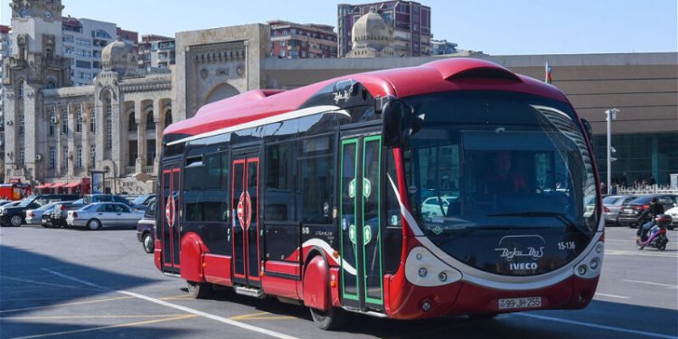 Bakıda avtobuslarda yeni QİYMƏTLƏR - FOTOLAR