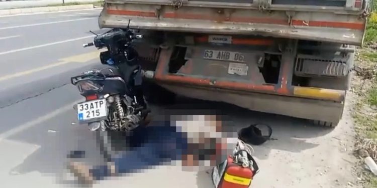 Yük maşını və motosiklet toqquşdu: 1 ölü