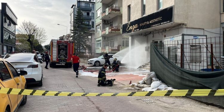 Binanın qaz borusu partladı