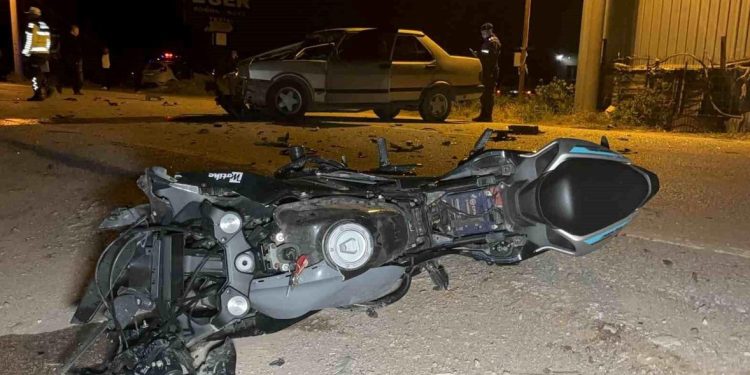 Minik avtomobili və motosiklet toqquşdu: 1 yaralı